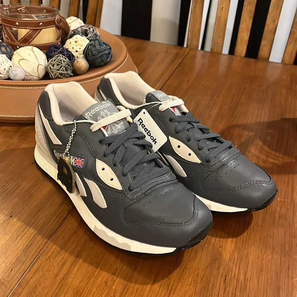 Reebok LX 8500 Classic Reserve Shoes Sneakers new M40688 grey leather Mens sizes